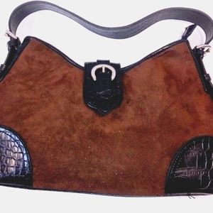 Vintage Croft & Barrow Leather Shoulder Bag